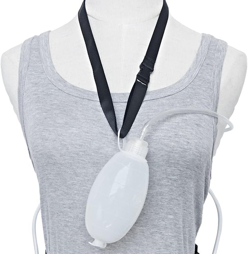 HapiPoppy 2 Pack Shower Lanyard for Mastectomy Drain Holder JP Drainage/Breast Cancer/Bilateral/Unilateral/Abdominal Debridement/Tummy Tuck Patients, After-Surgery Recovery Management - Image 1